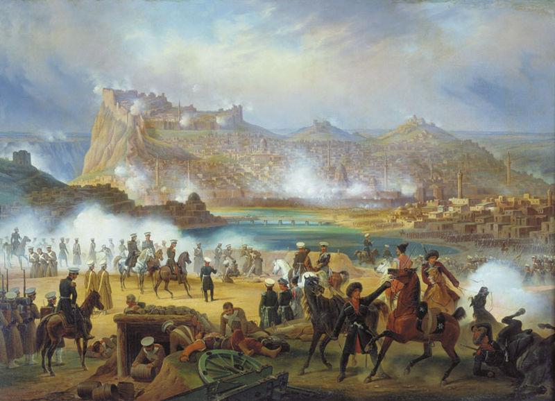 January Suchodolski Siege of Kars oil painting picture